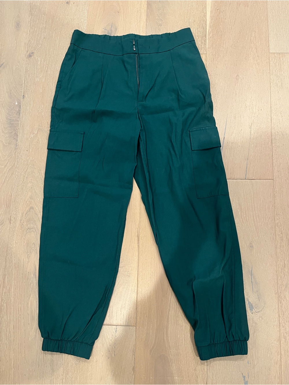 a new day Teal Green Cargo Jogger Pants